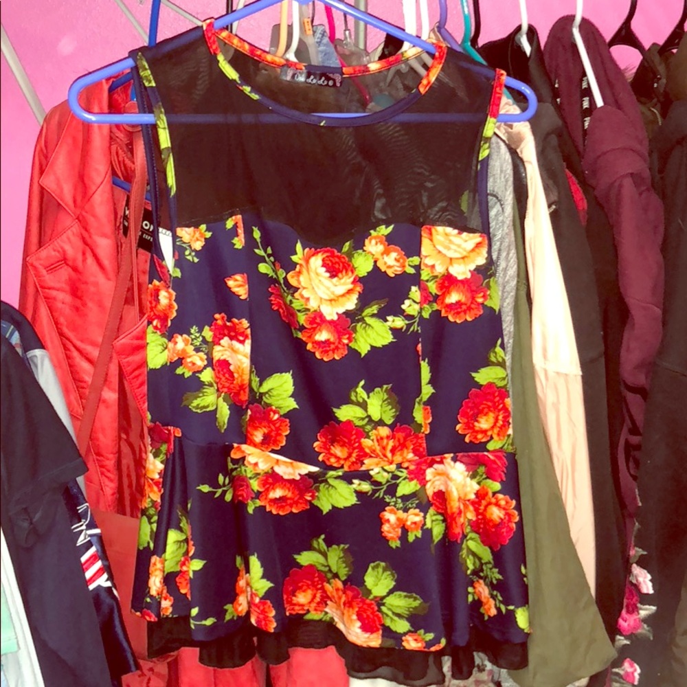 Peplum blouse